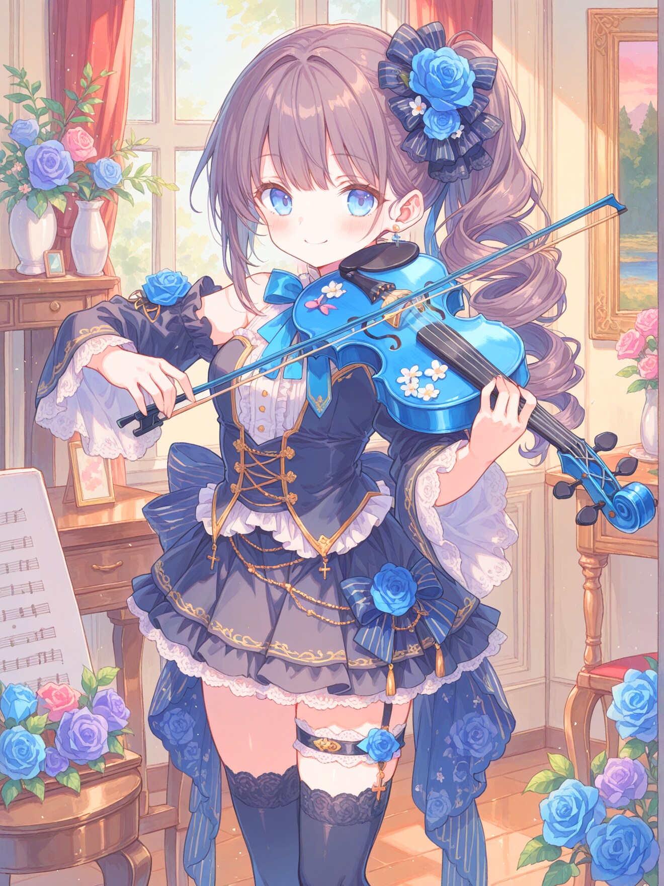 空色のバイオリン奏者