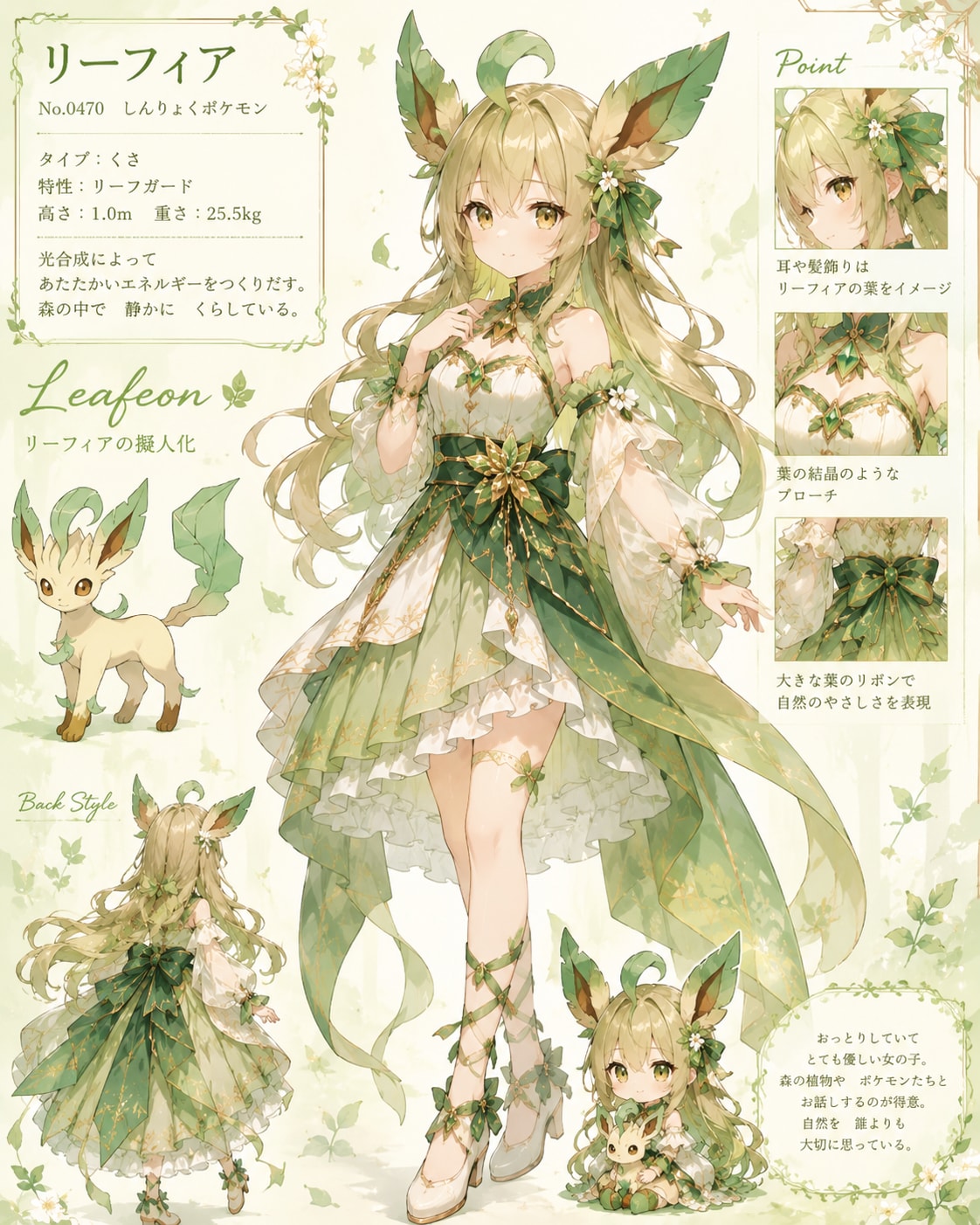 リーフィア | の人気AIイラスト・グラビア