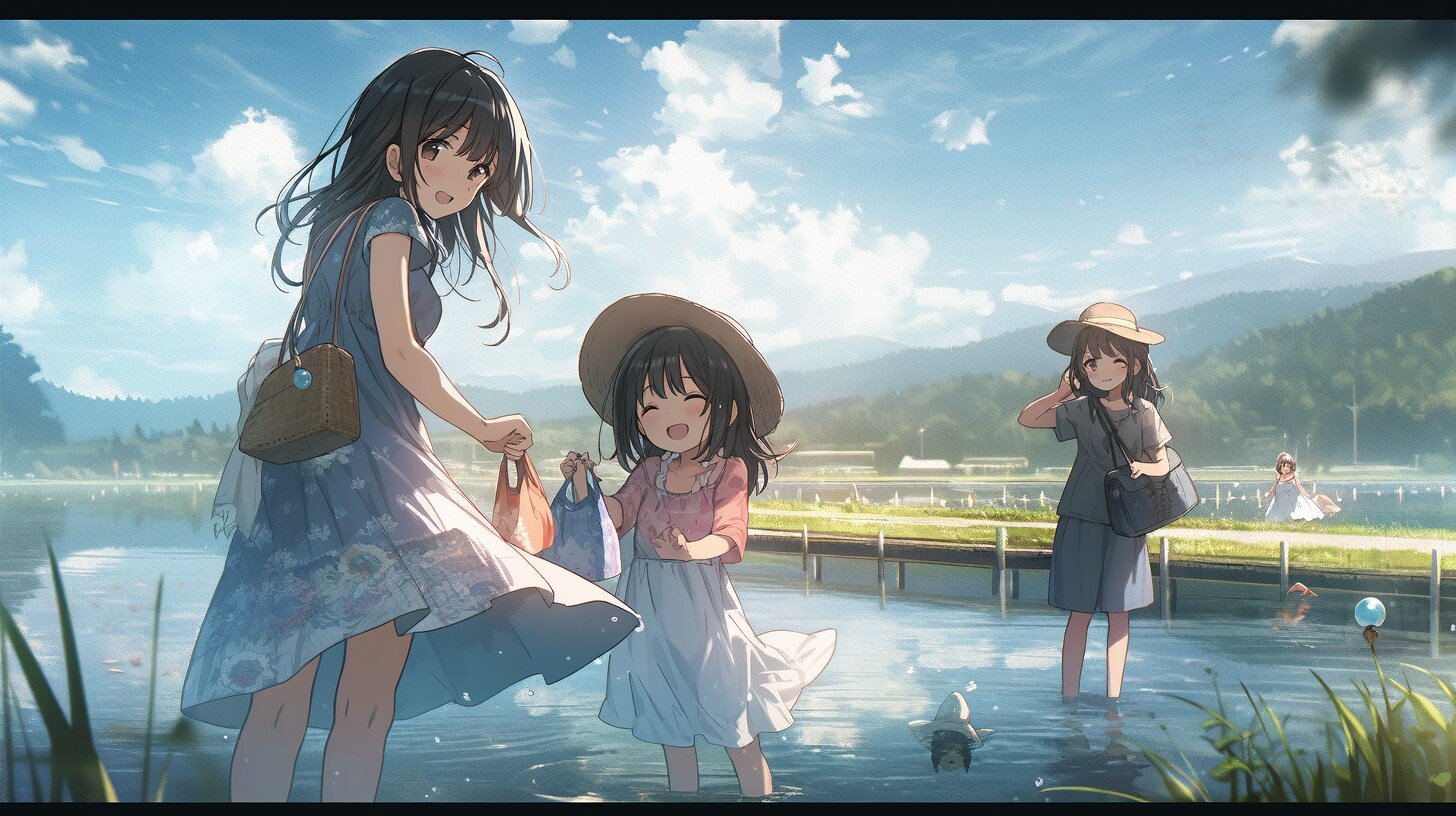 川遊び