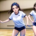 体育の授業でバスケ 10枚目