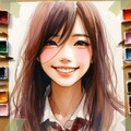 Dalleでびちゃびちゃな水彩人物画を試しているのだけど・・・ 3枚目