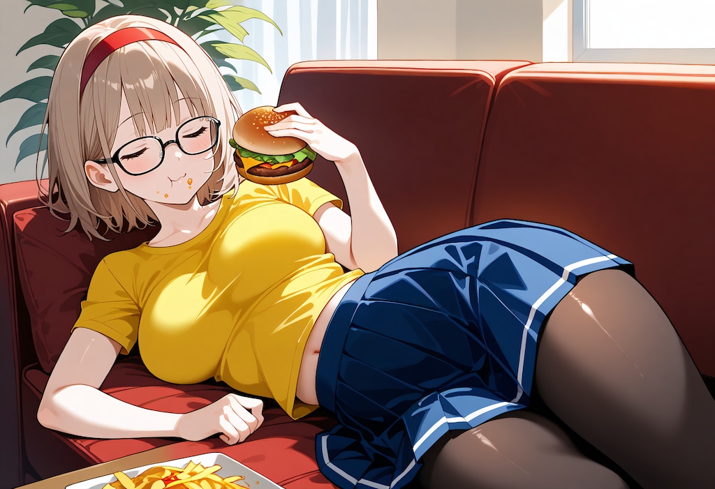 【今日の腹筋】おうちバーガー最高！