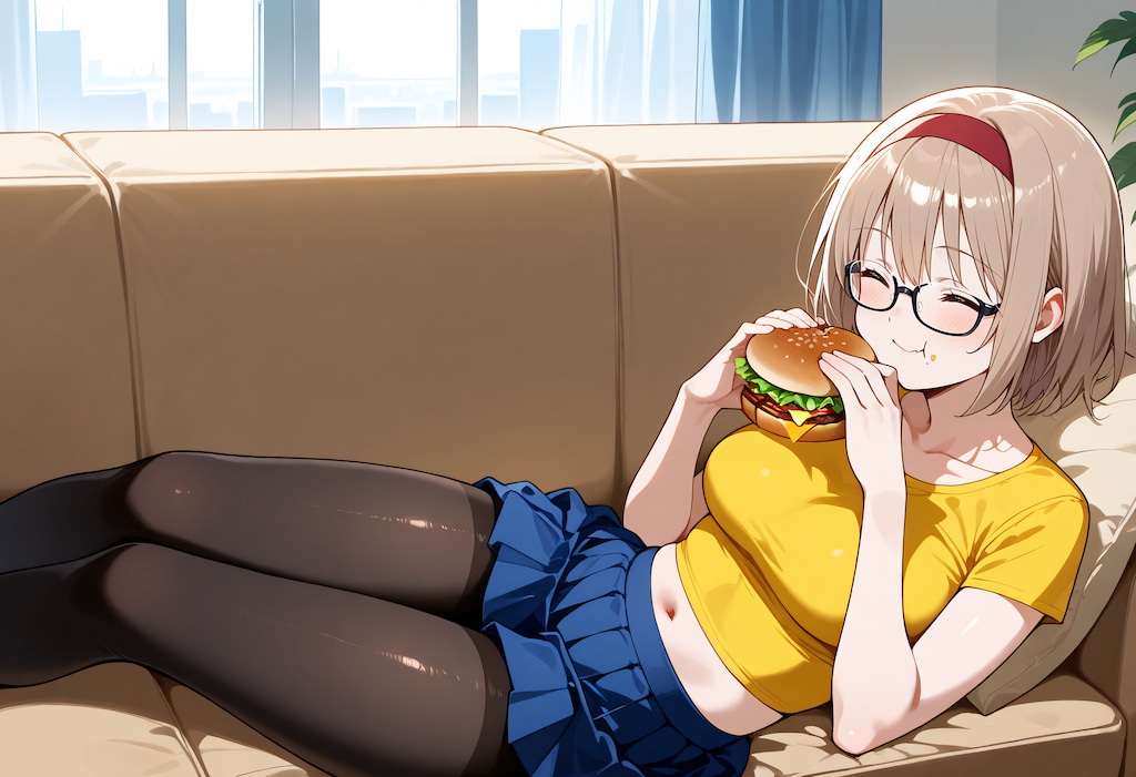 【今日の腹筋】おうちバーガー最高！