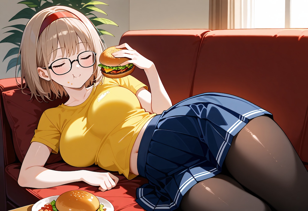 【今日の腹筋】おうちバーガー最高！