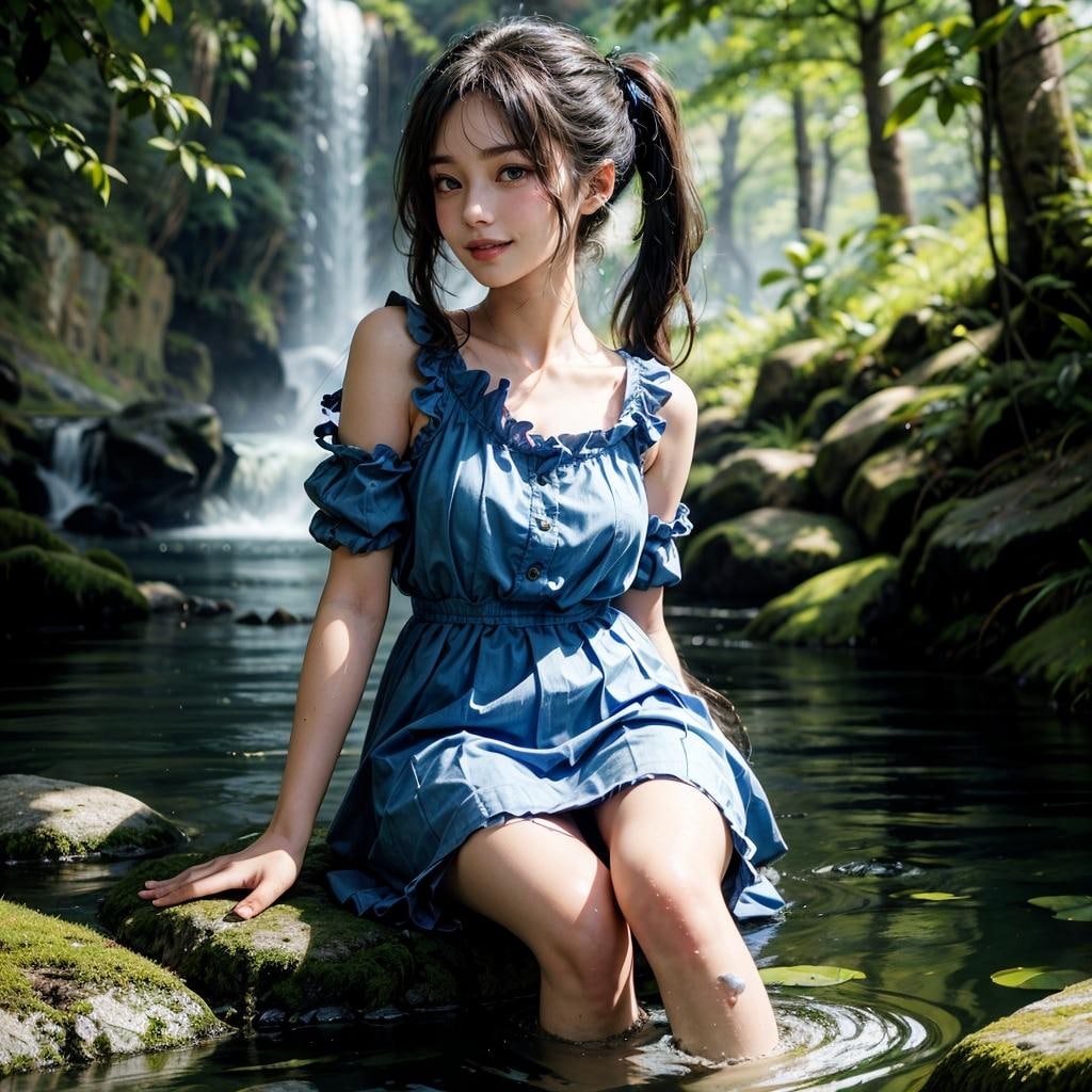 川遊び
