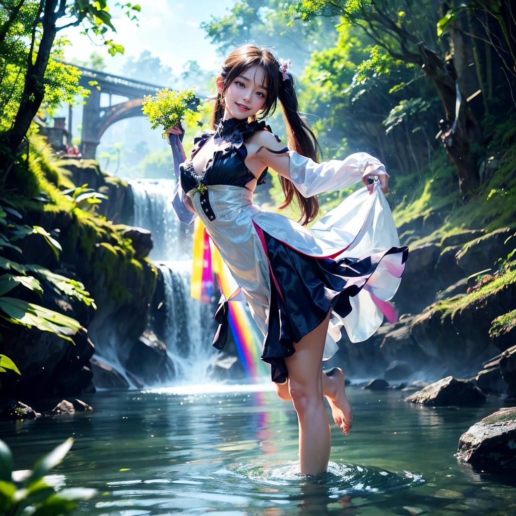 川遊び