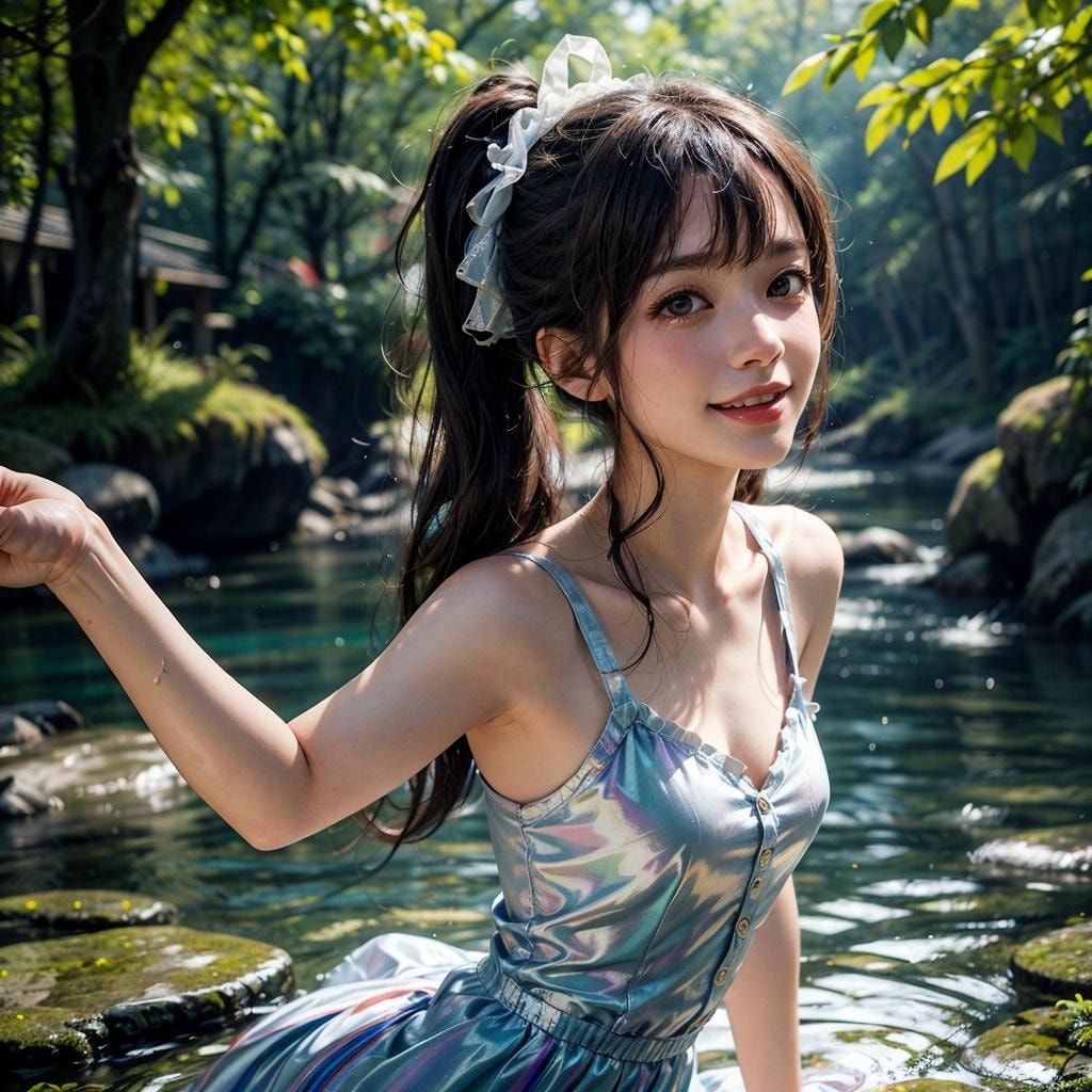 川遊び