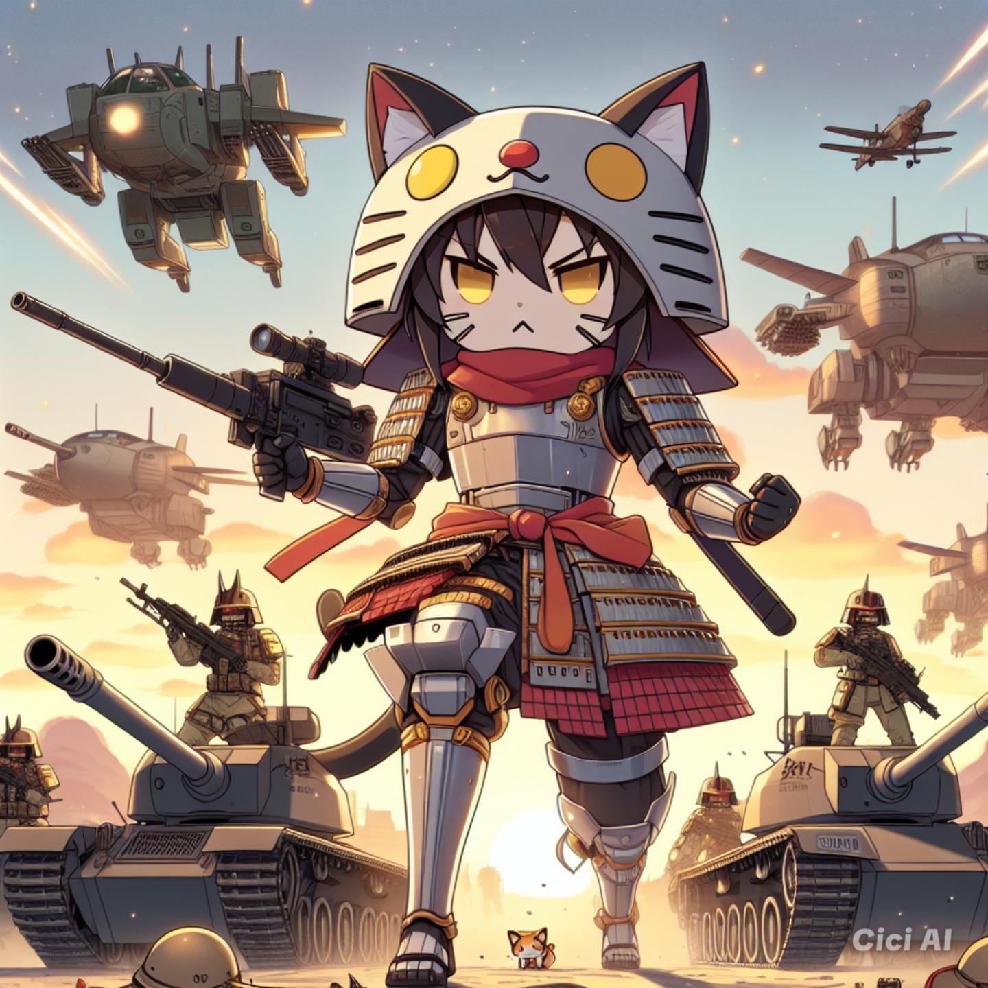 突撃する！ | の人気AIイラスト・グラビア