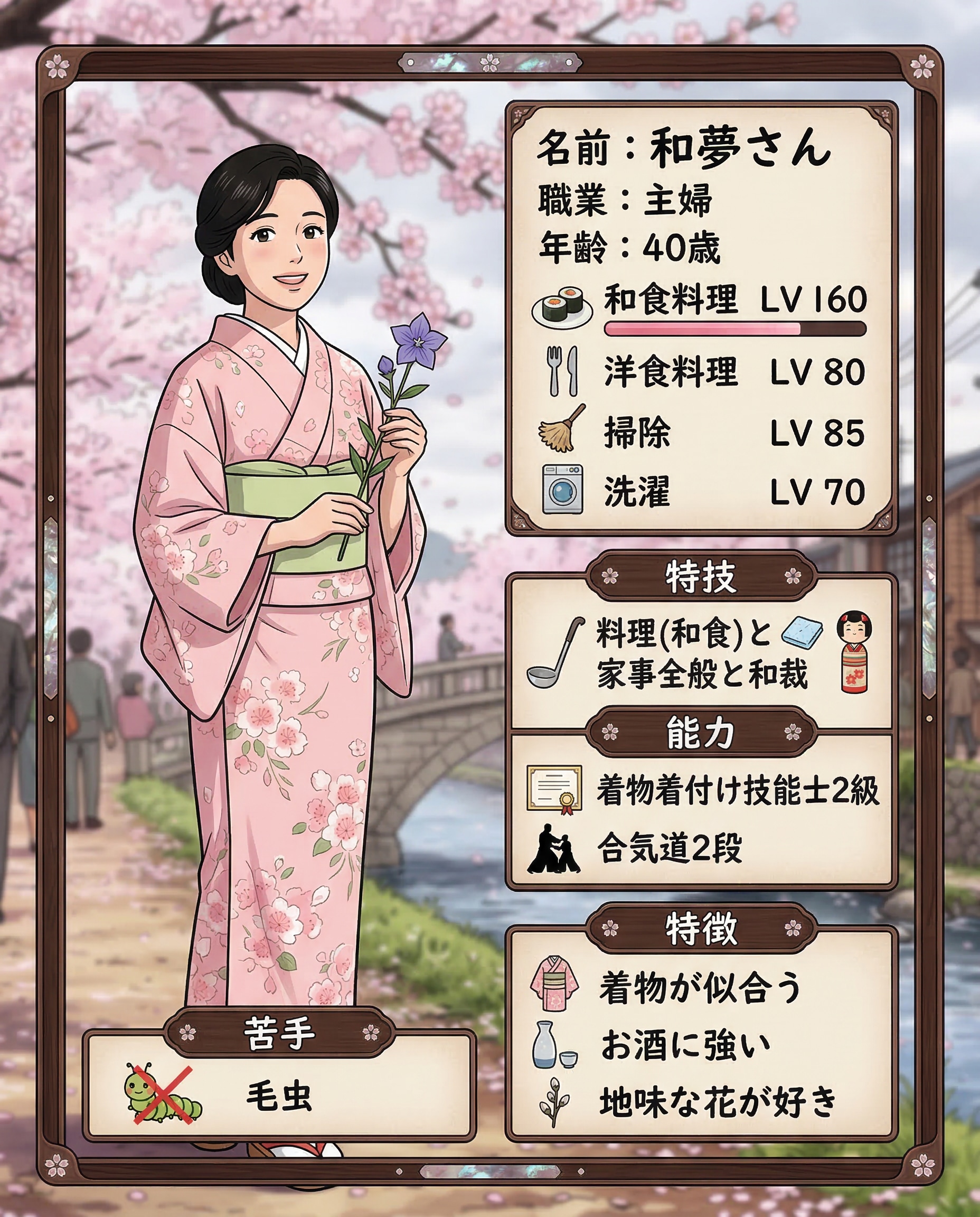 主婦和夢さん・40歳のステータス | の人気AIイラスト・グラビア