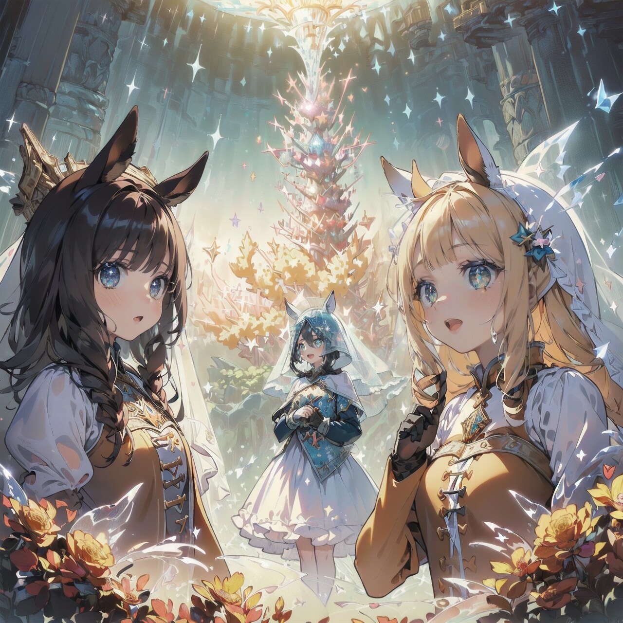 凍てつく星片の魔法とケモ耳少女術師