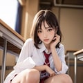 パンちら女子高生 3枚目