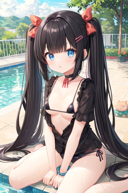つくにゃんのマイクロ水着