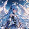 青髪の天使剣士 2枚目