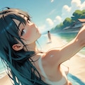 長い黒髪フェチ 2枚目