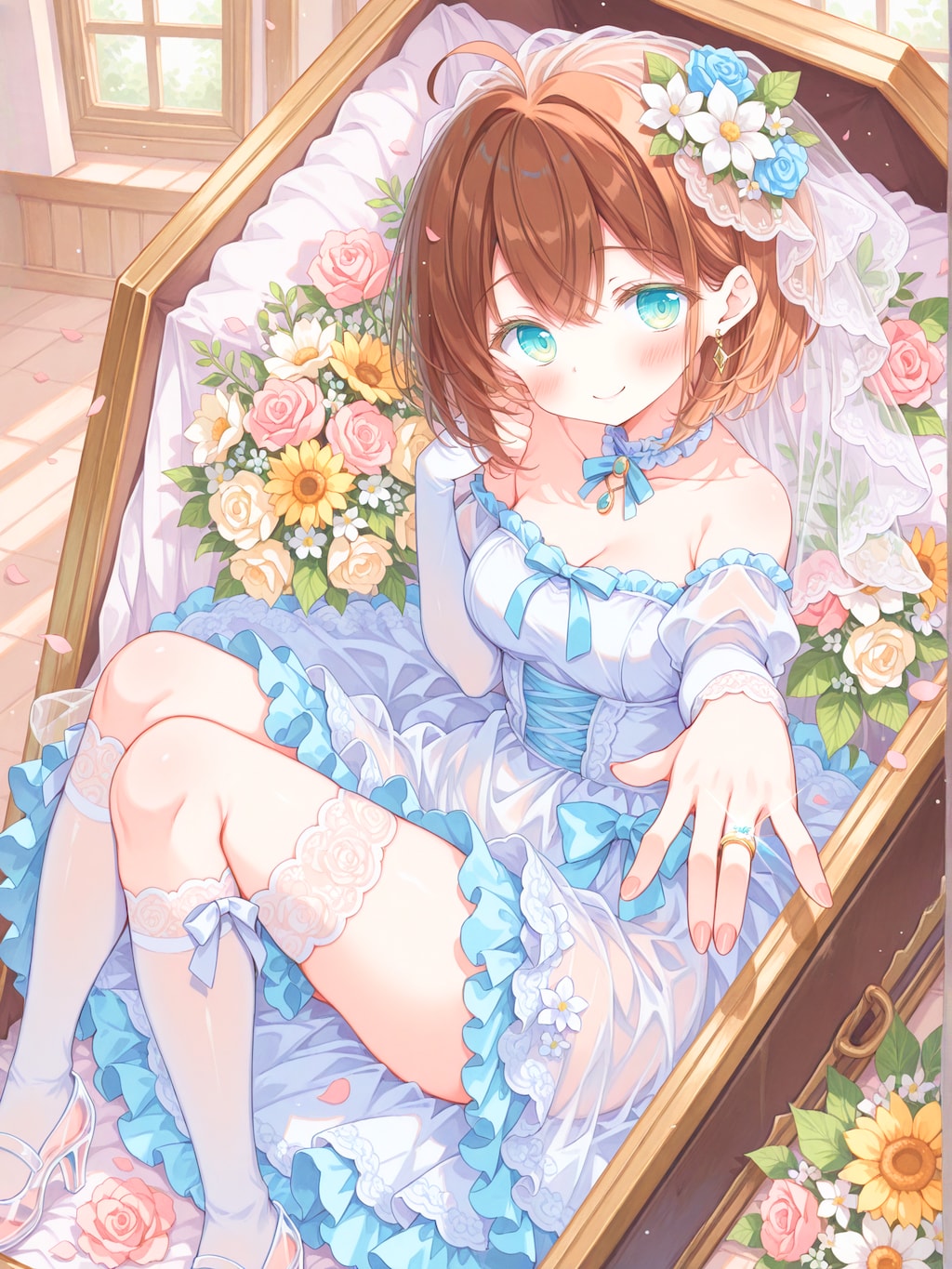 花いっぱいのブライダルウェディング