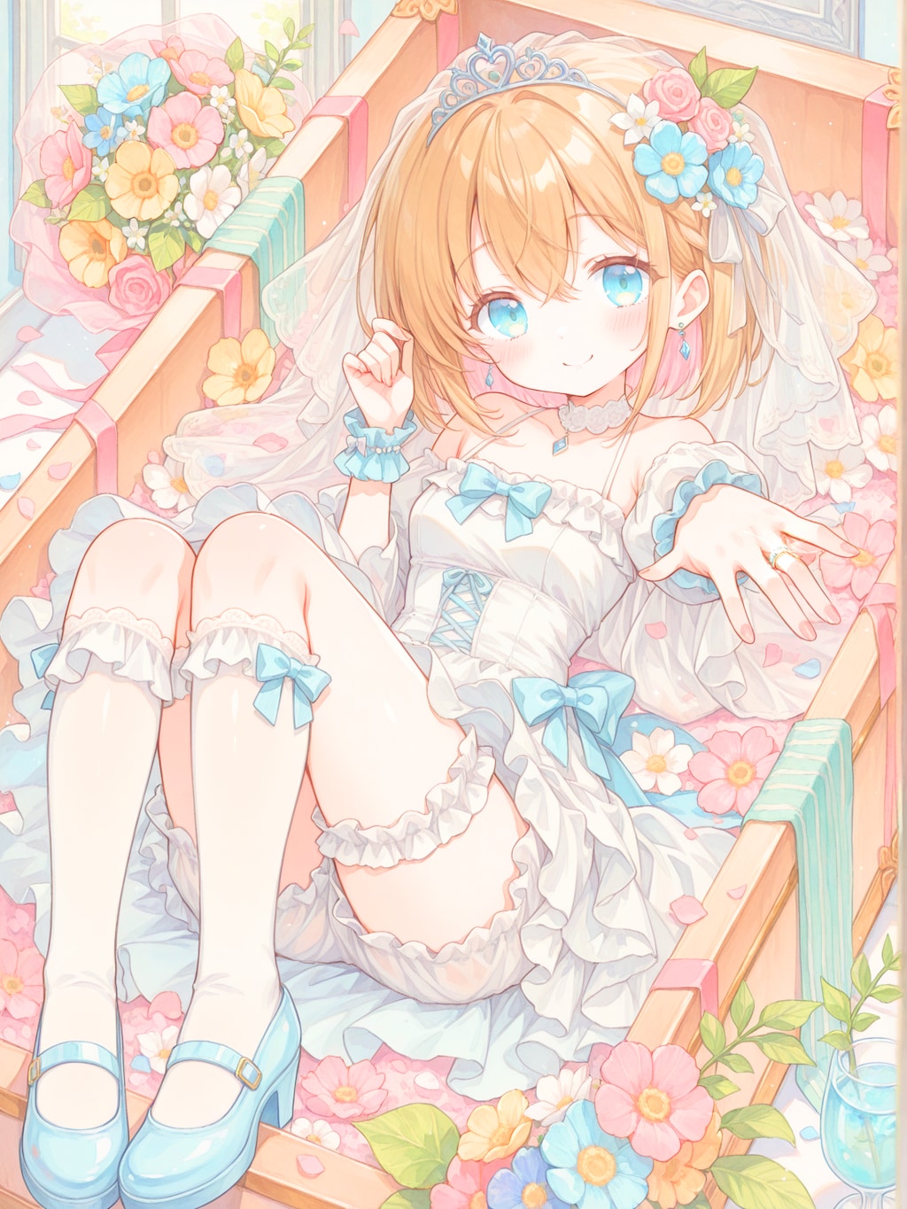 花いっぱいのブライダルウェディング