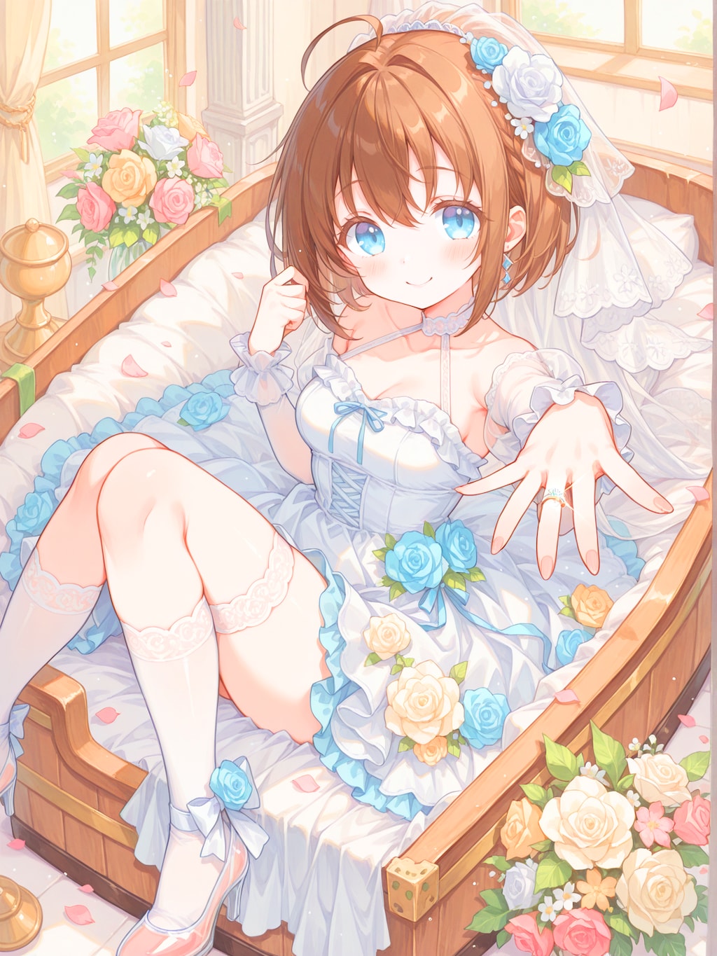 花いっぱいのブライダルウェディング