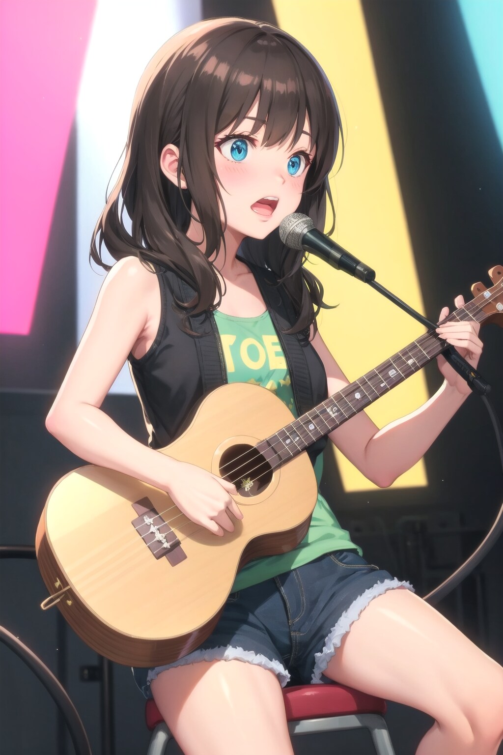 ウクレレ漫談 | の人気AIイラスト・グラビア