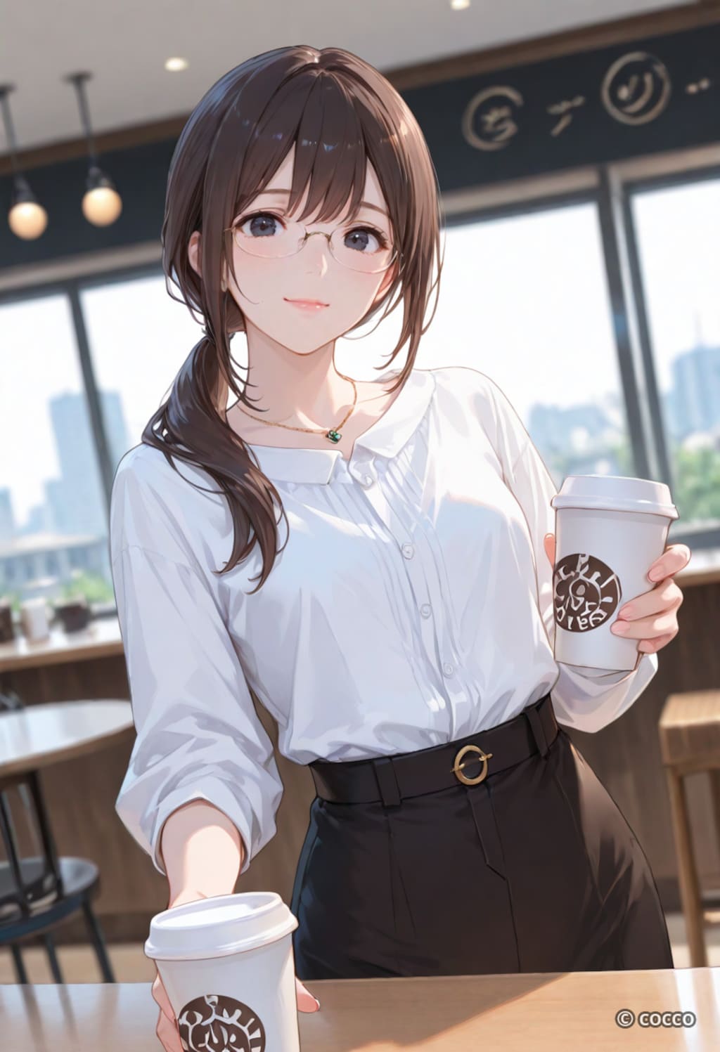コーヒー、どうぞ♡