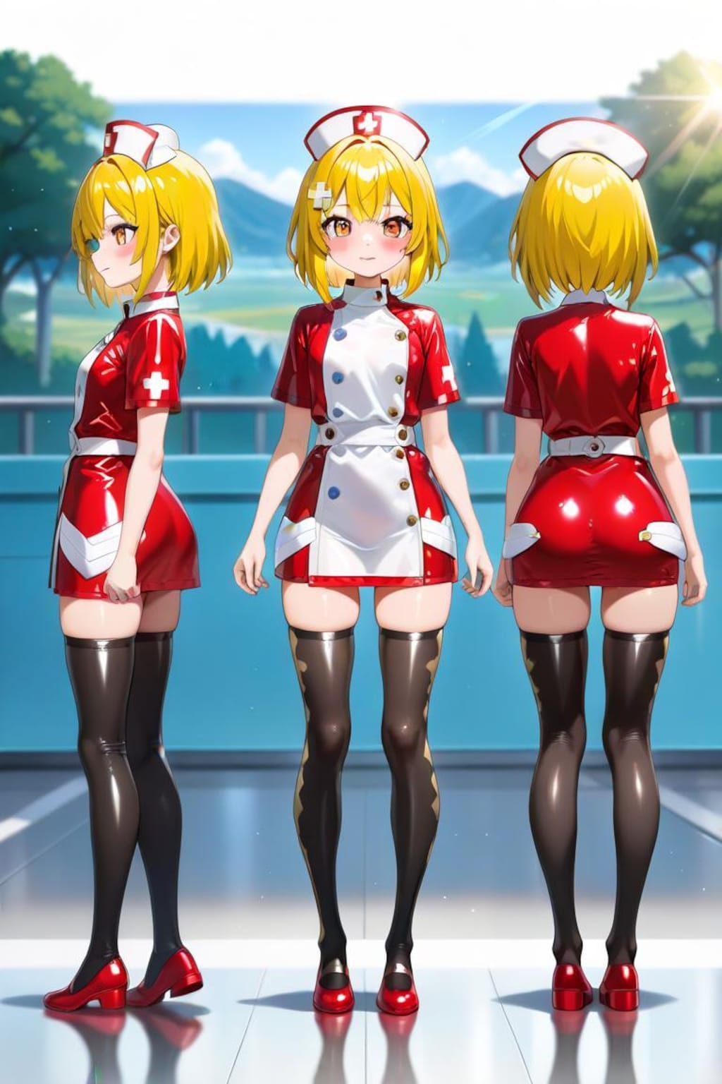 オリジナルキャラクター　ナース服