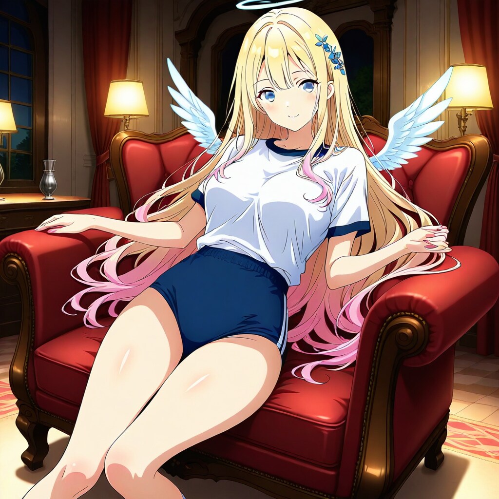 ブルマで座る