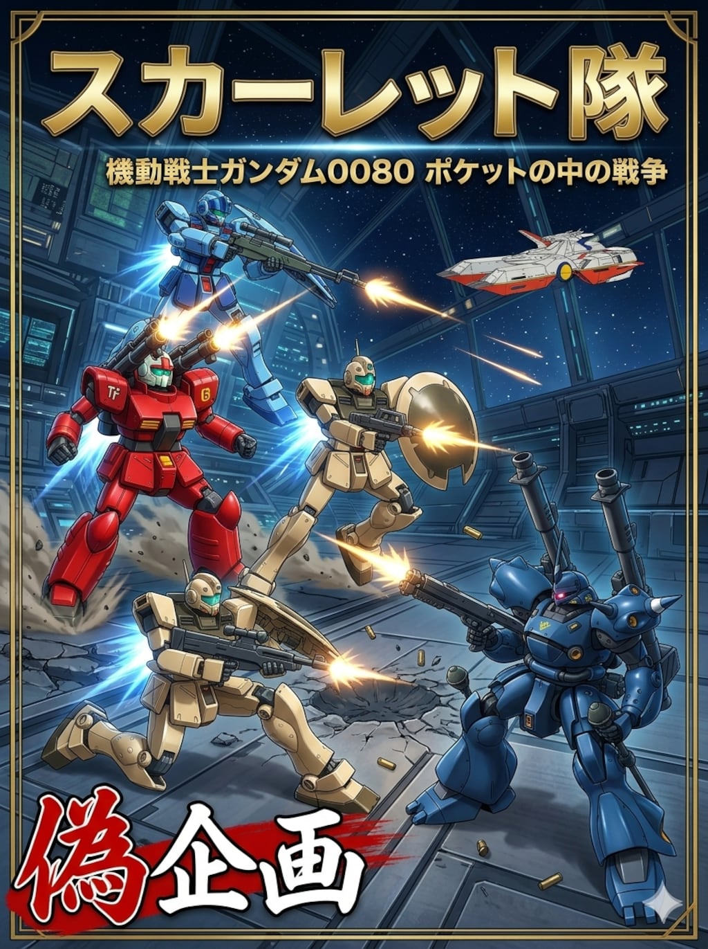 スカーレット隊　ガンダム