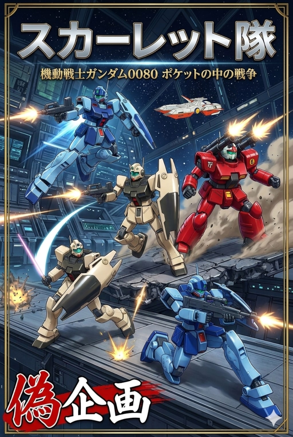 スカーレット隊　ガンダム