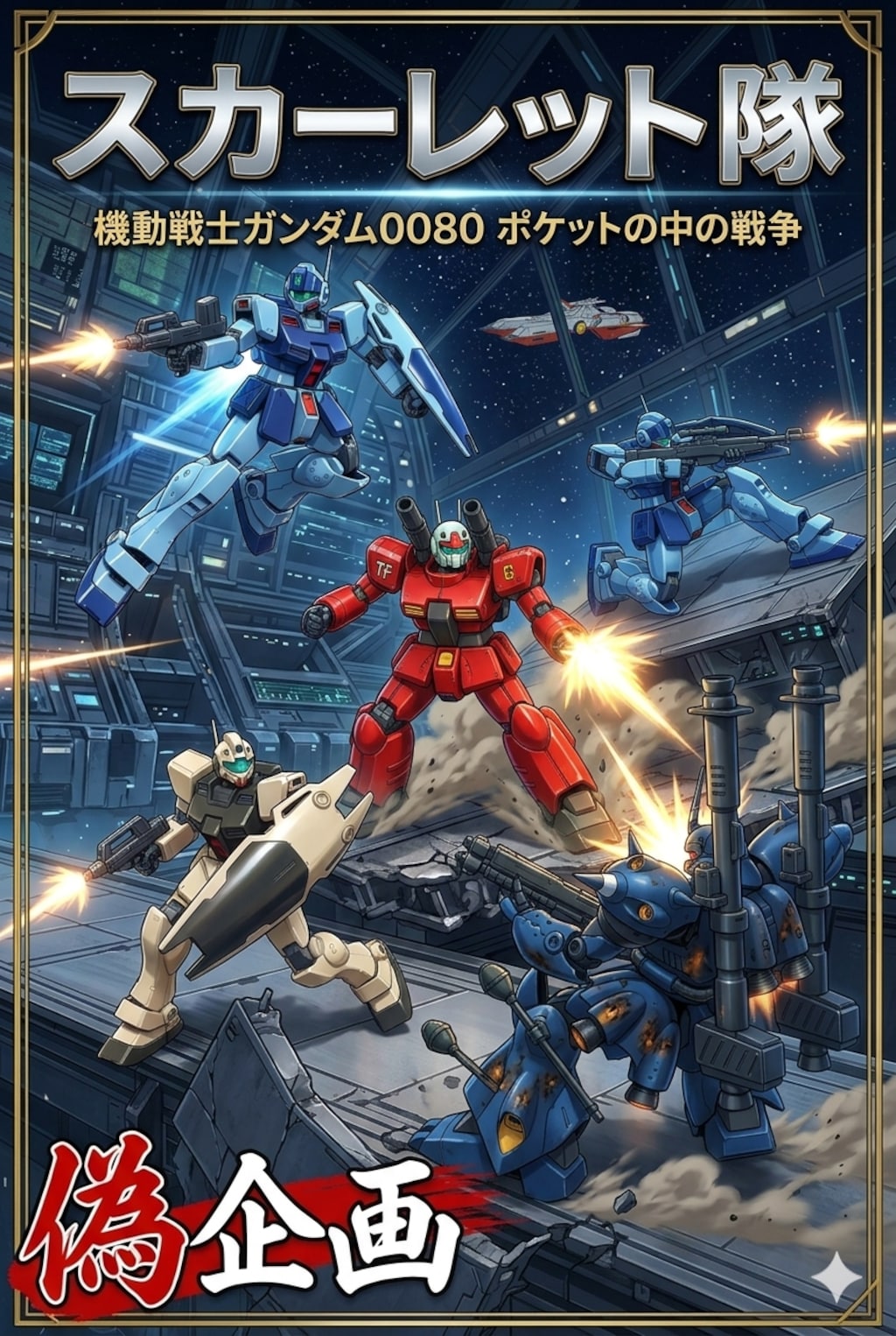 スカーレット隊　ガンダム