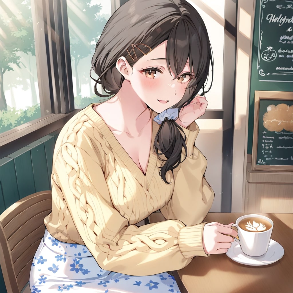 カフェで一息
