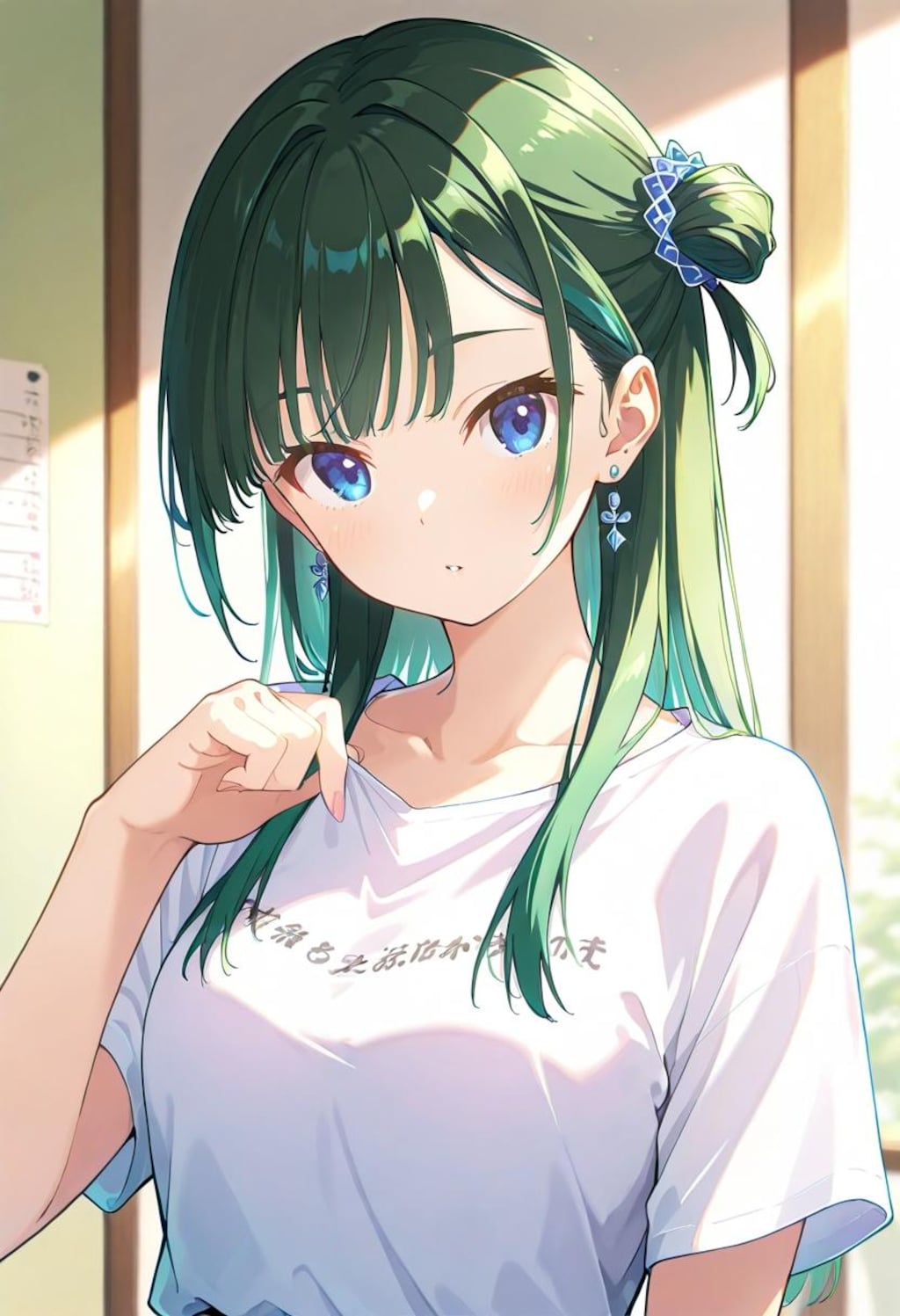 緑髪娘リラックス（804）