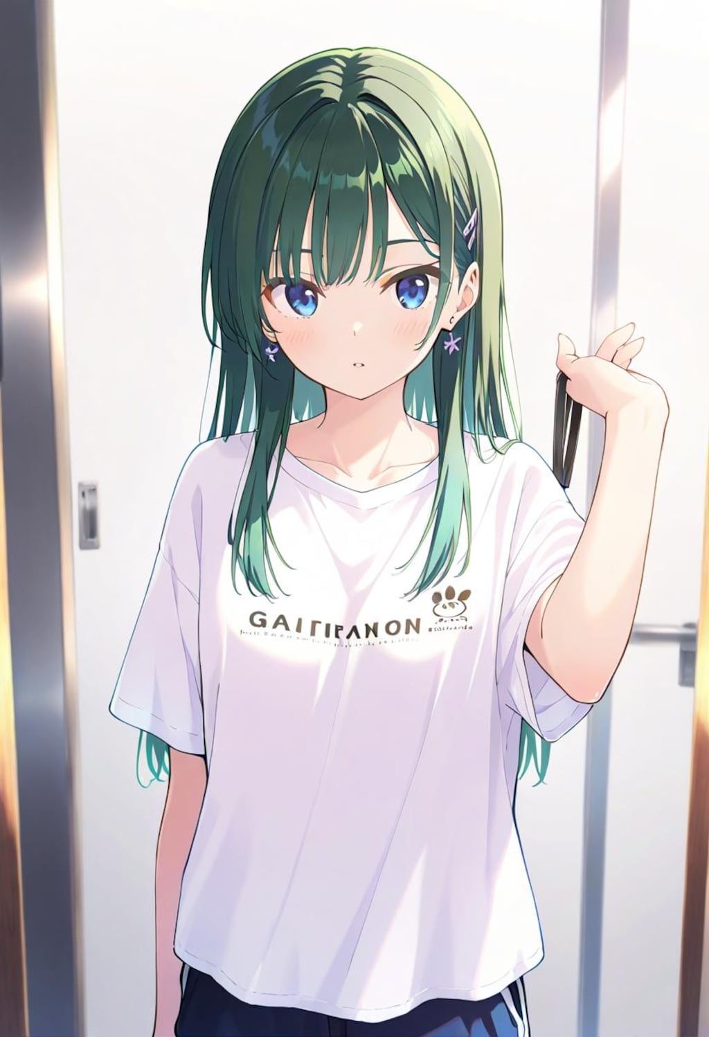緑髪娘リラックス（804）