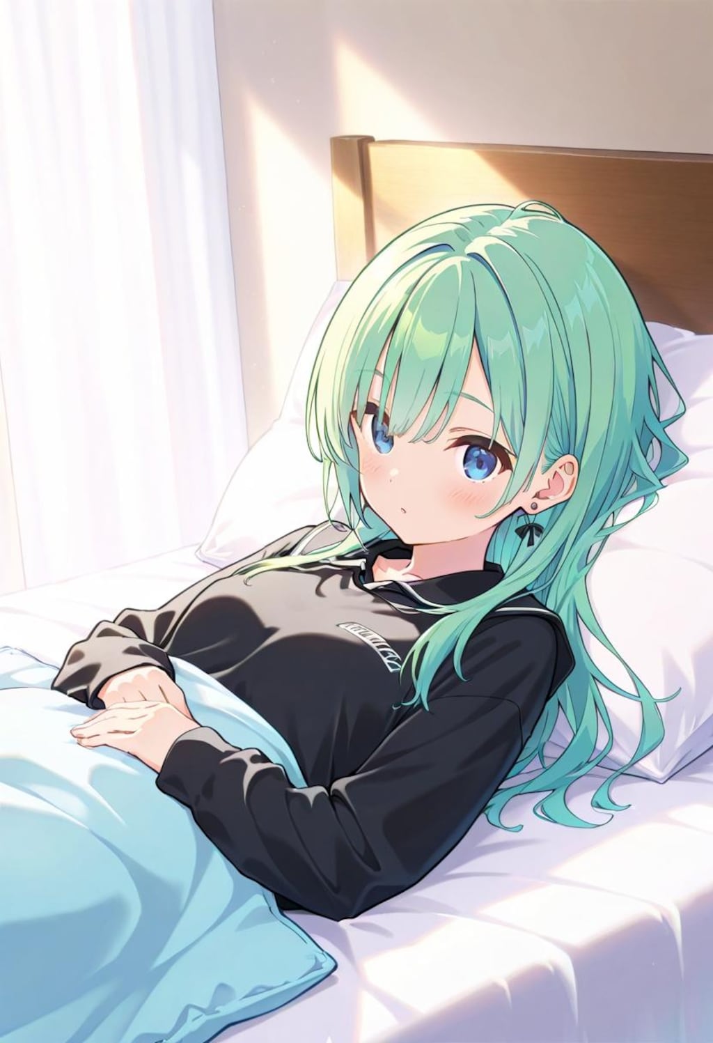 緑髪娘リラックス（804）
