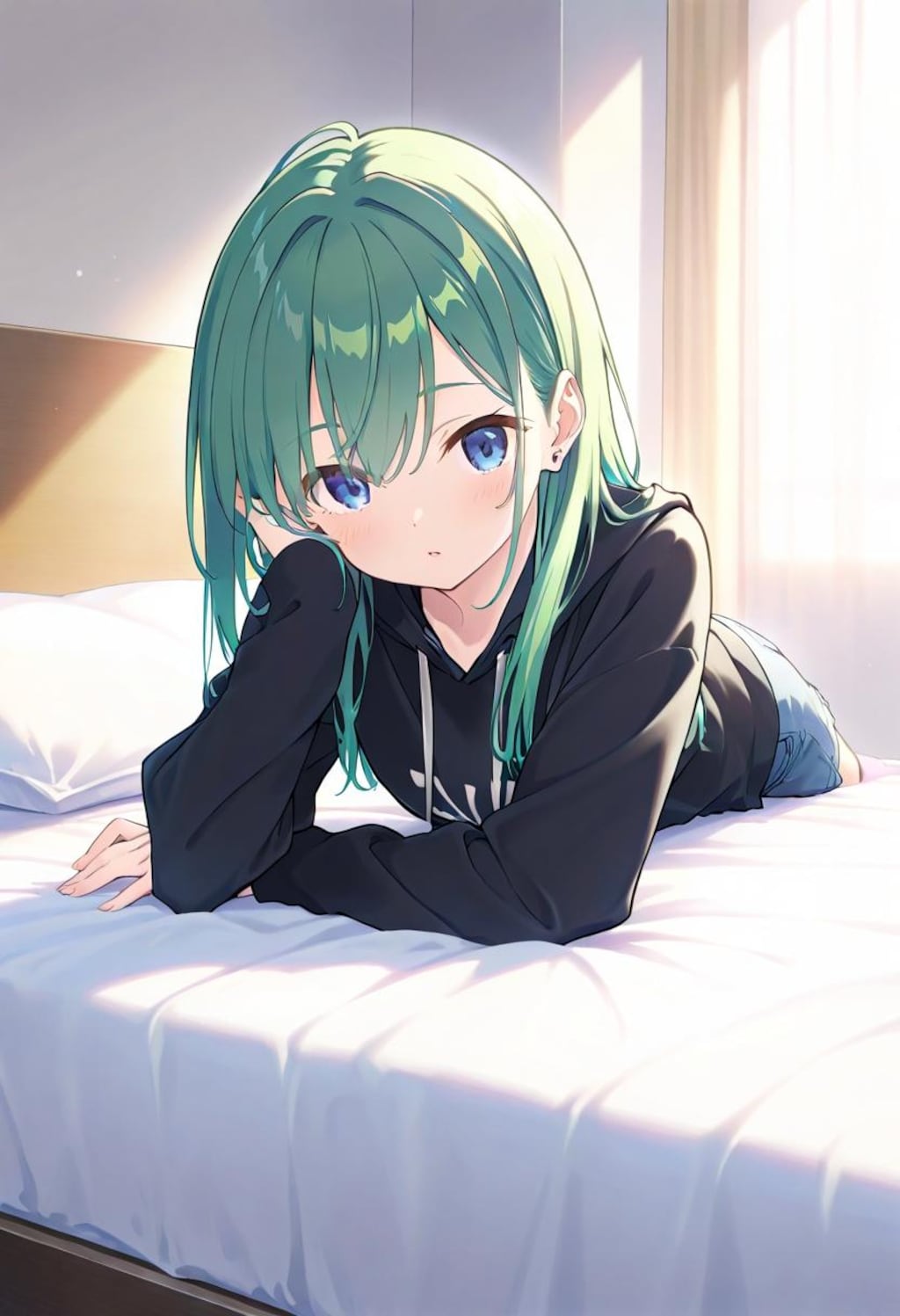 緑髪娘リラックス（804）