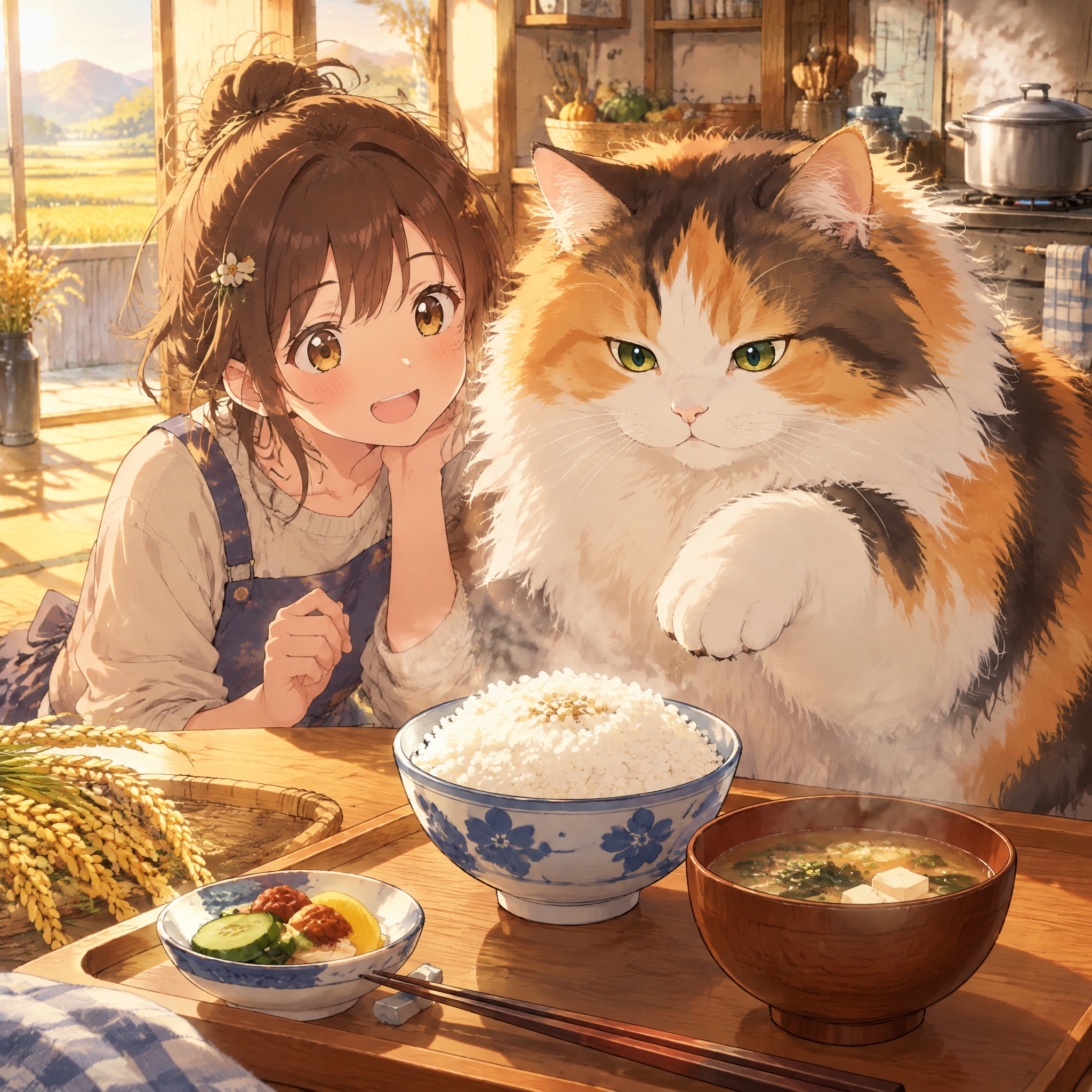 おはよう三毛殿（１５６）GPTimages2.5 | の人気AIイラスト・グラビア