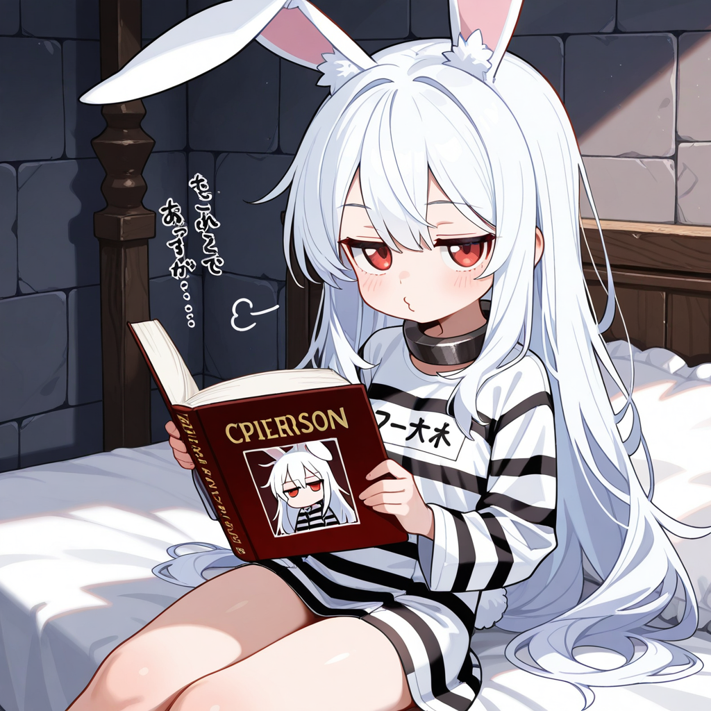 脱獄の罰として懲罰房に入れられたうさぎちゃん！！
