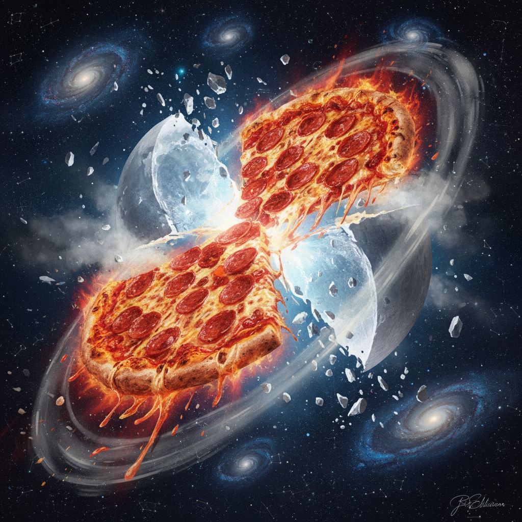 【PizzaDay】惑星両断おピッツァ