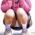 少女の白いパンツ 2枚目