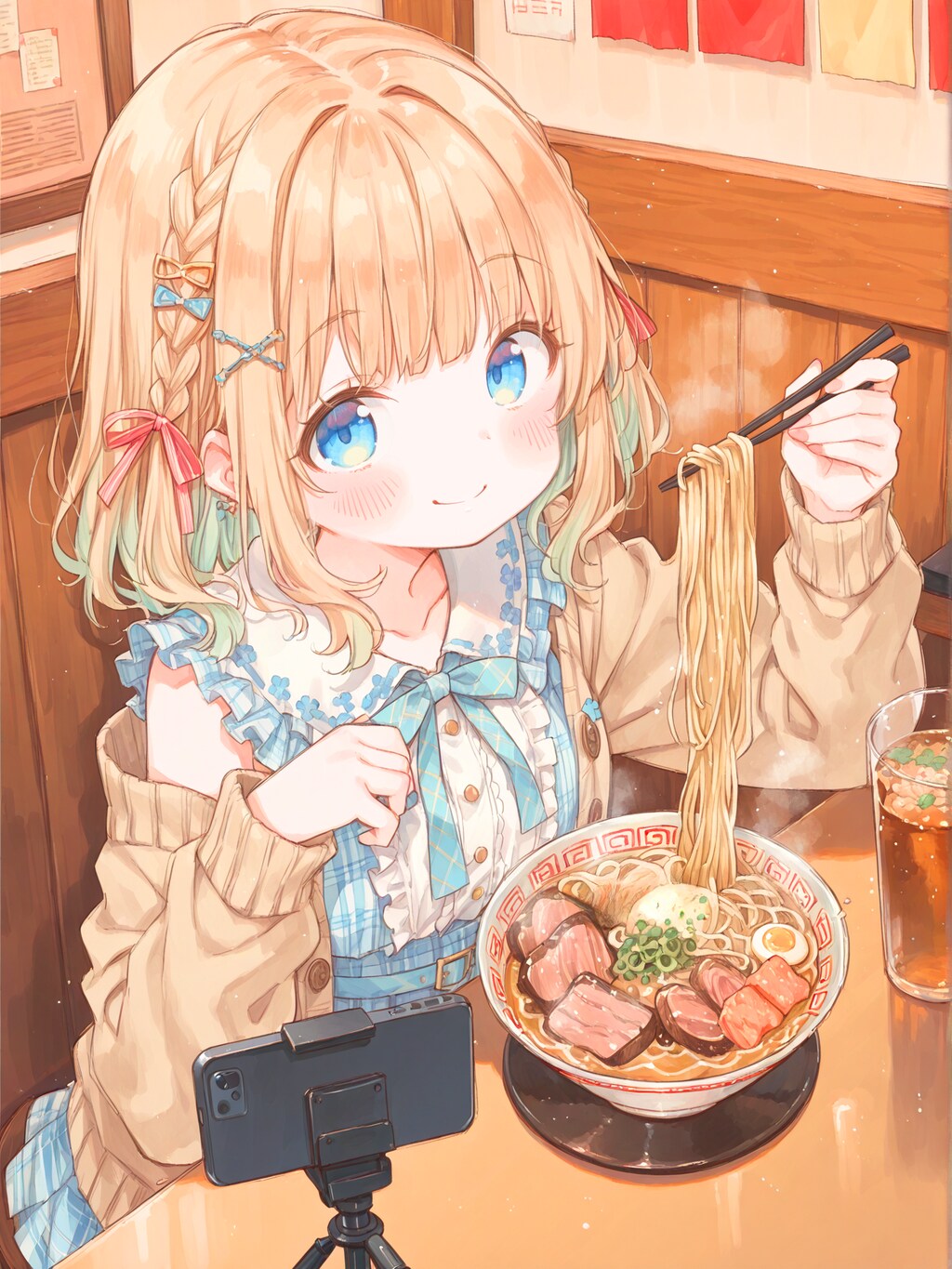 ラーメン食レポ配信