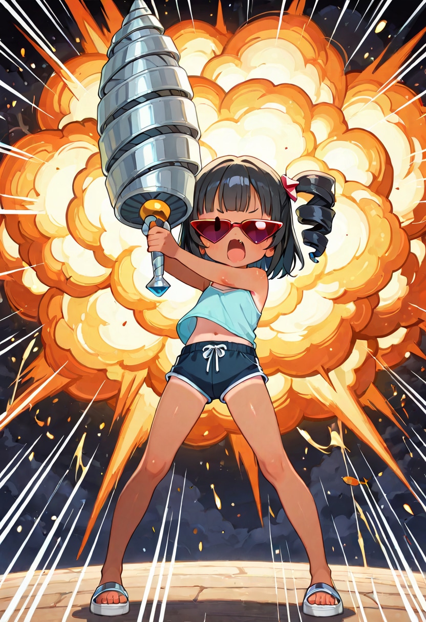 天元突破ドリルヘアー | の人気AIイラスト・グラビア