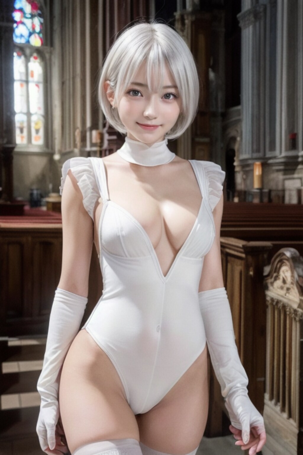 ま…迷える子羊よ、教会へようこそ