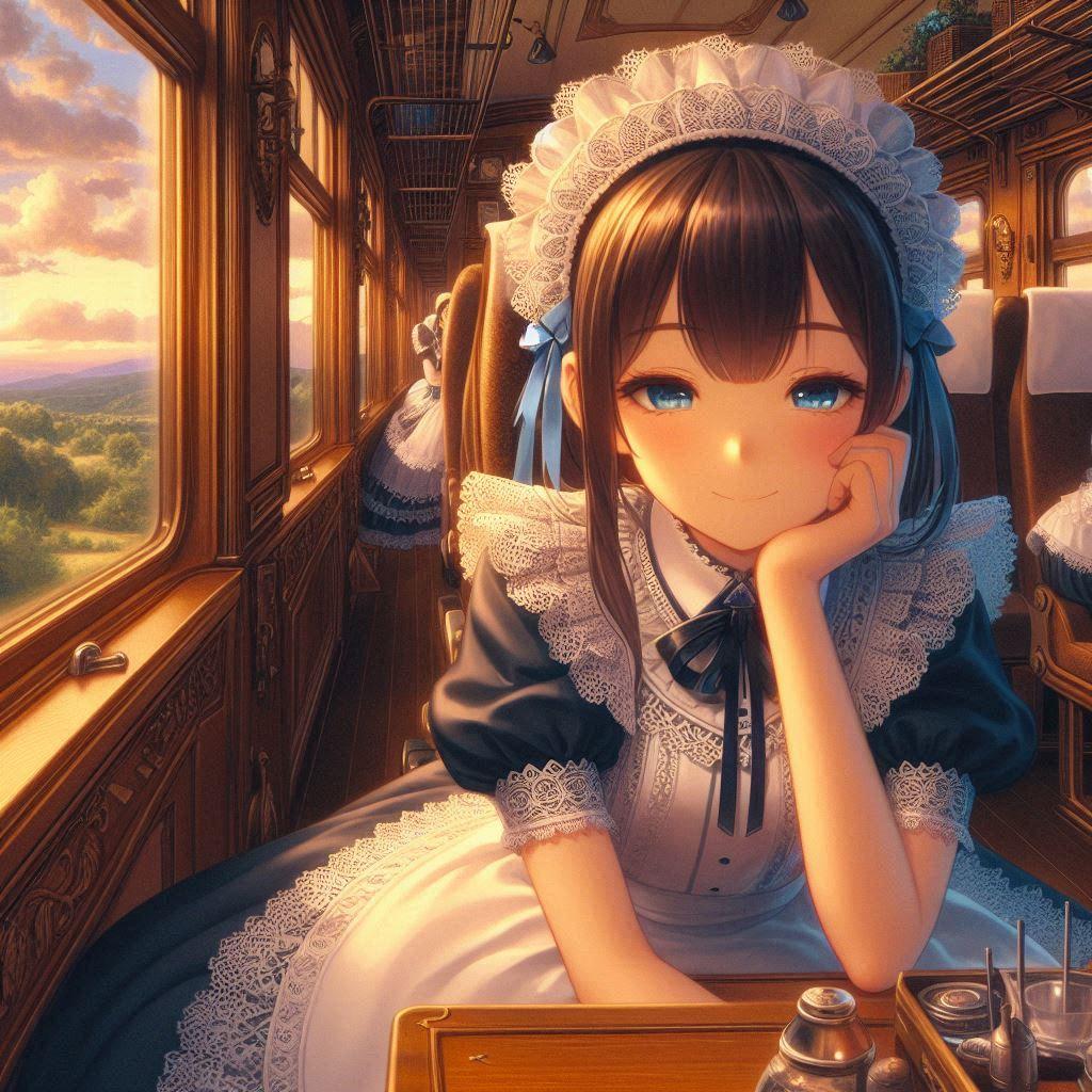 遊び疲れメイドさん。 | の人気AIイラスト・グラビア