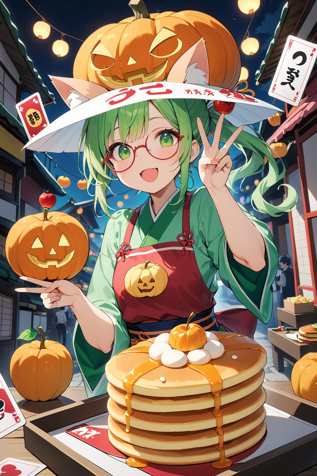 かぼちゃ任意焼き | の人気AIイラスト・グラビア