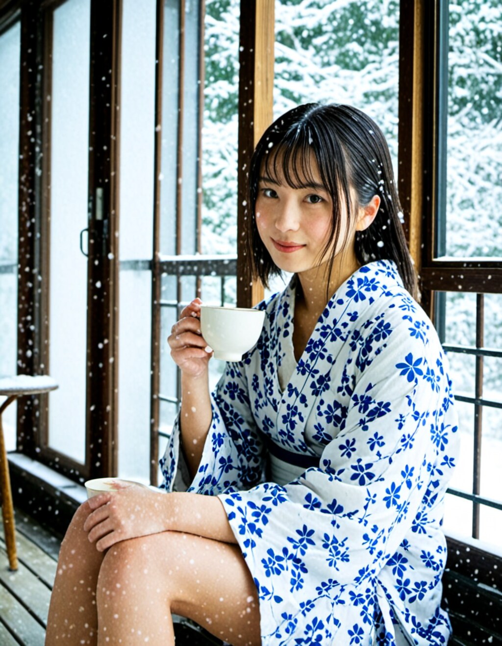 旅館を楽しむ美少女_5