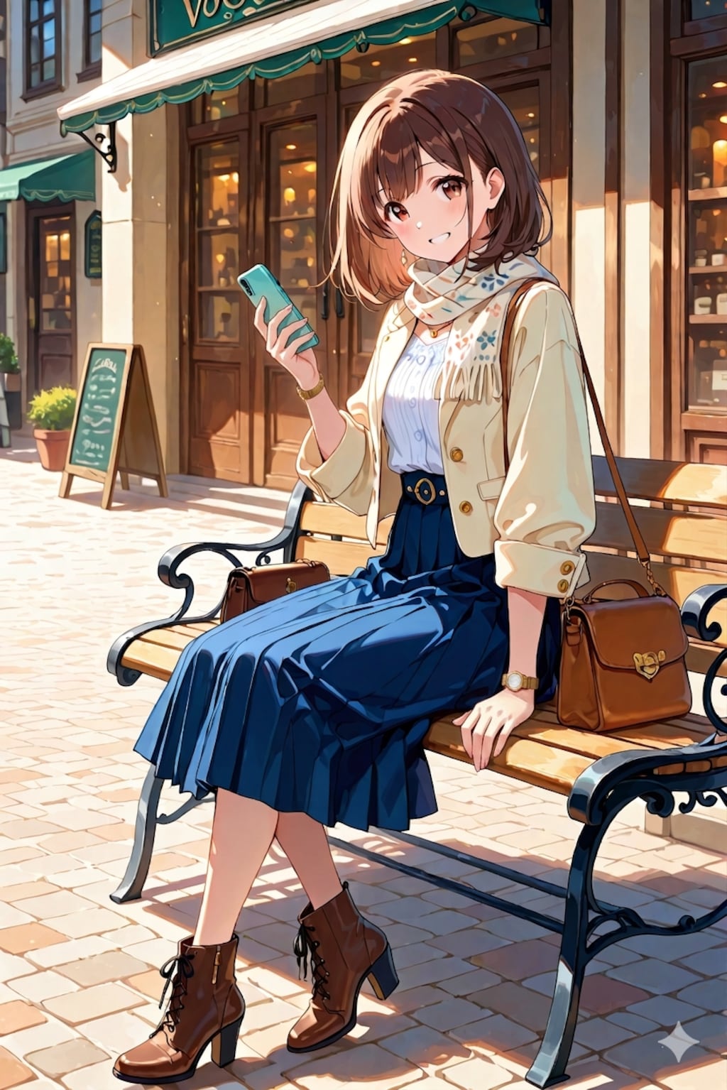 待ち合わせのベンチ