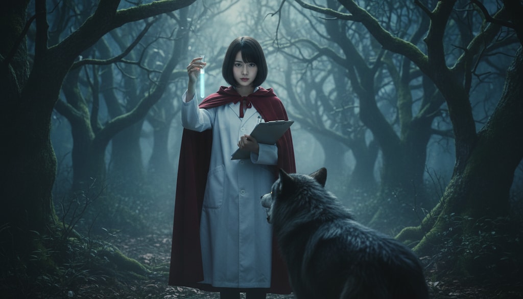 リケジョ、オオカミを「分析」する