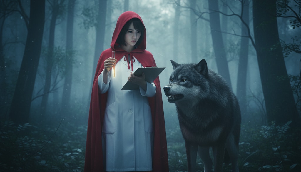 リケジョ、オオカミを「分析」する