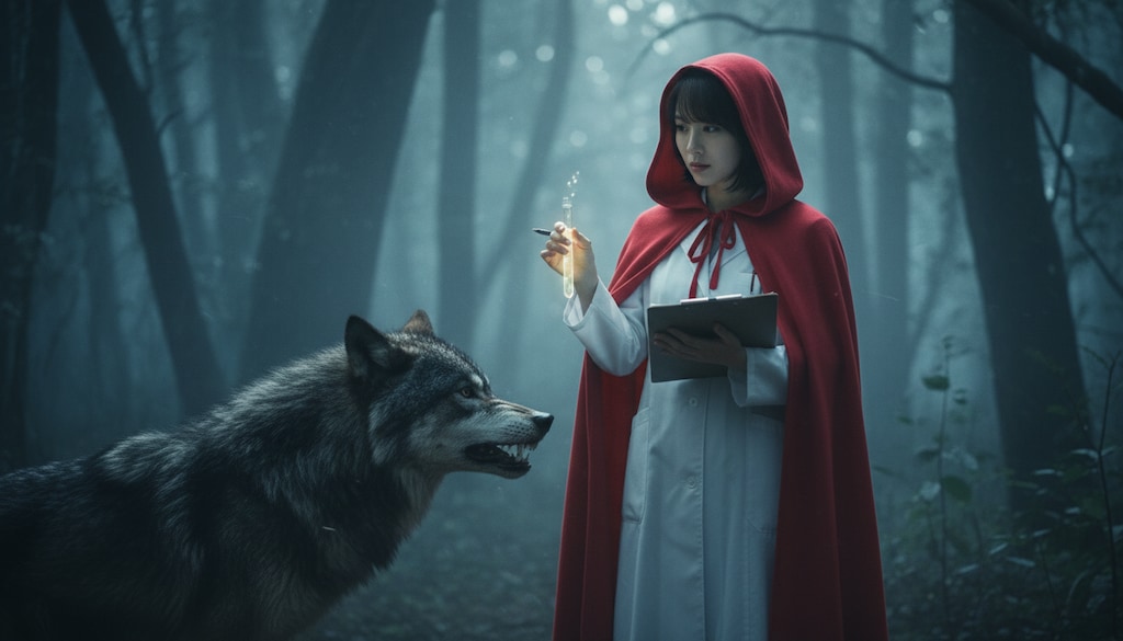 リケジョ、オオカミを「分析」する