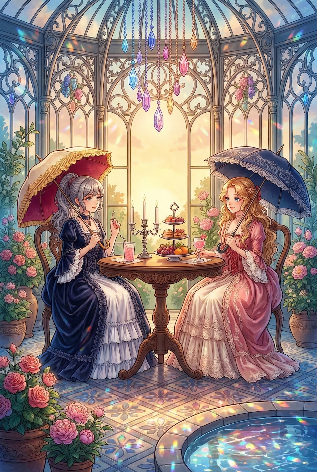 晶庭の静謐なる午後