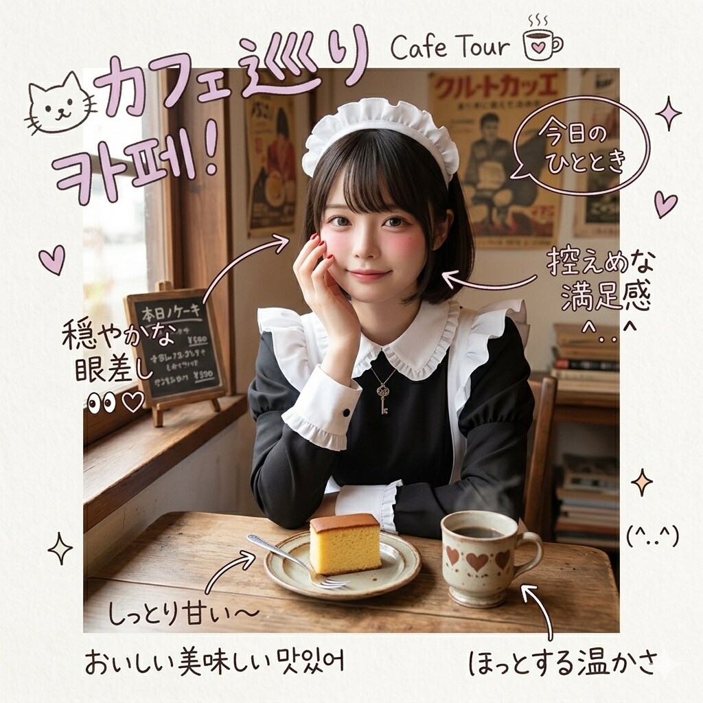 カフェ風ビジュアル