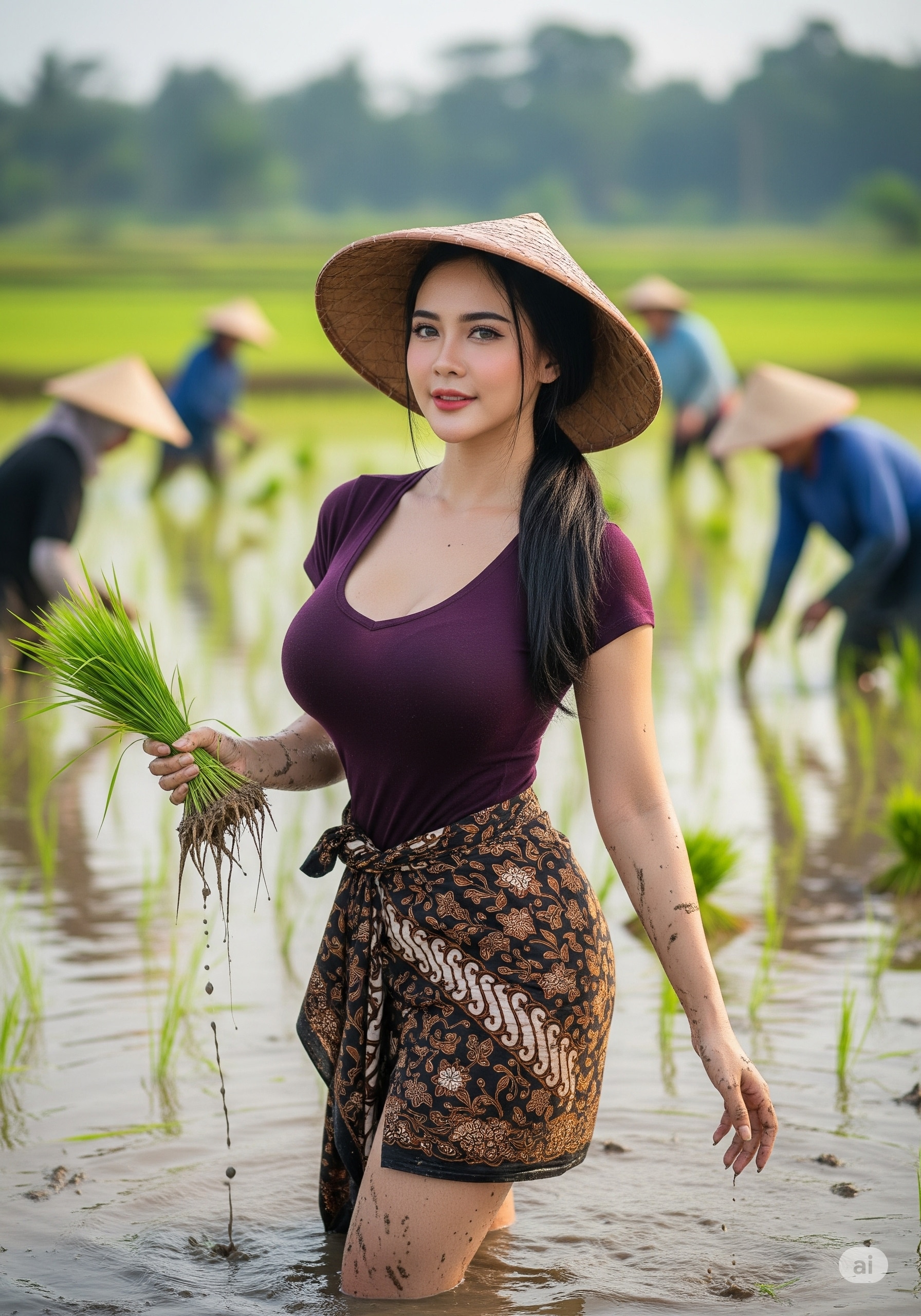 Village_001 - Green rice field